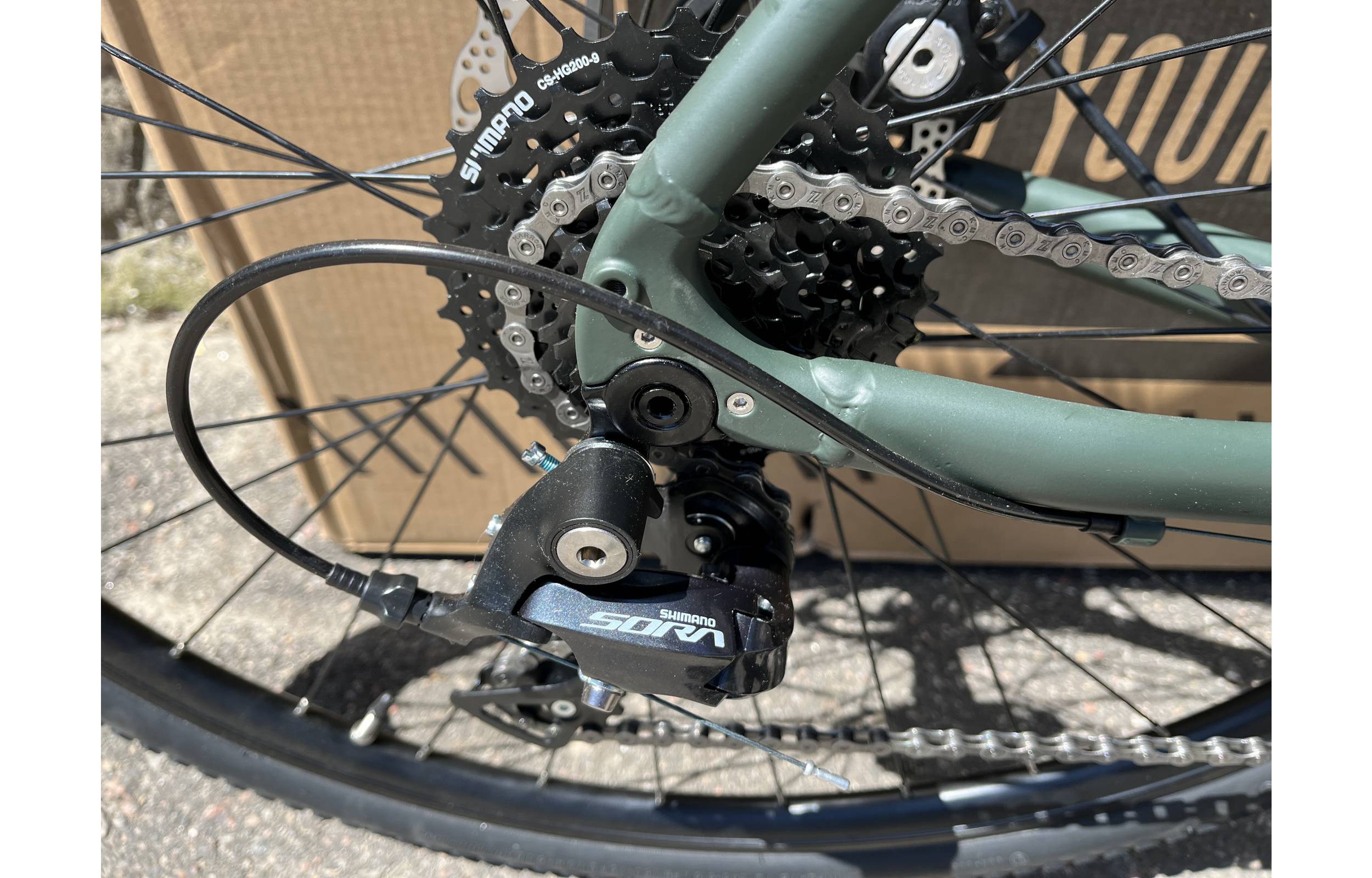 Велосипед DeMARCHE Gravel Stone SORA 28" розмір S 2022 Зелений 7