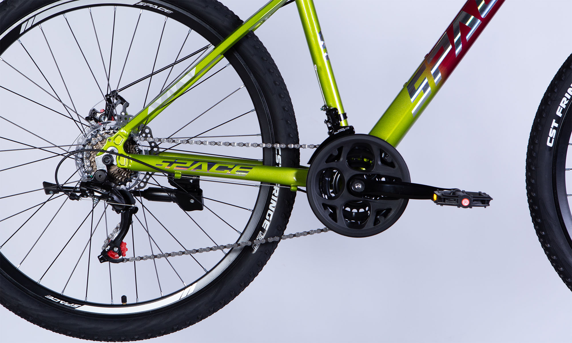 Велосипед SPACE PHAETON DD FR, 27.5", розмір L, рама-19", 2025, зелено-рожевий 5 Велосипед SPACE PHAETON DD FR, 27.5", розмір L, рама-19", 2025, зелено-рожевий 5