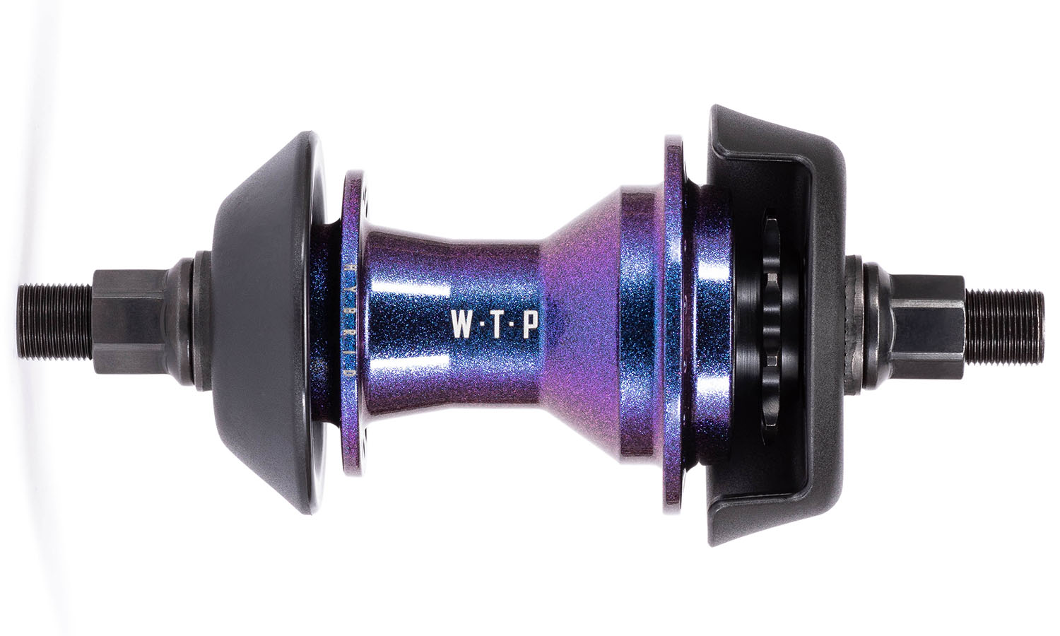 Фотография Втулка задняя WeThePeople HYBRID Freecoaster-/Cassette Regular Axle RSD 36H 14mm 9t с хабгардами перламутрово-фиолетовая