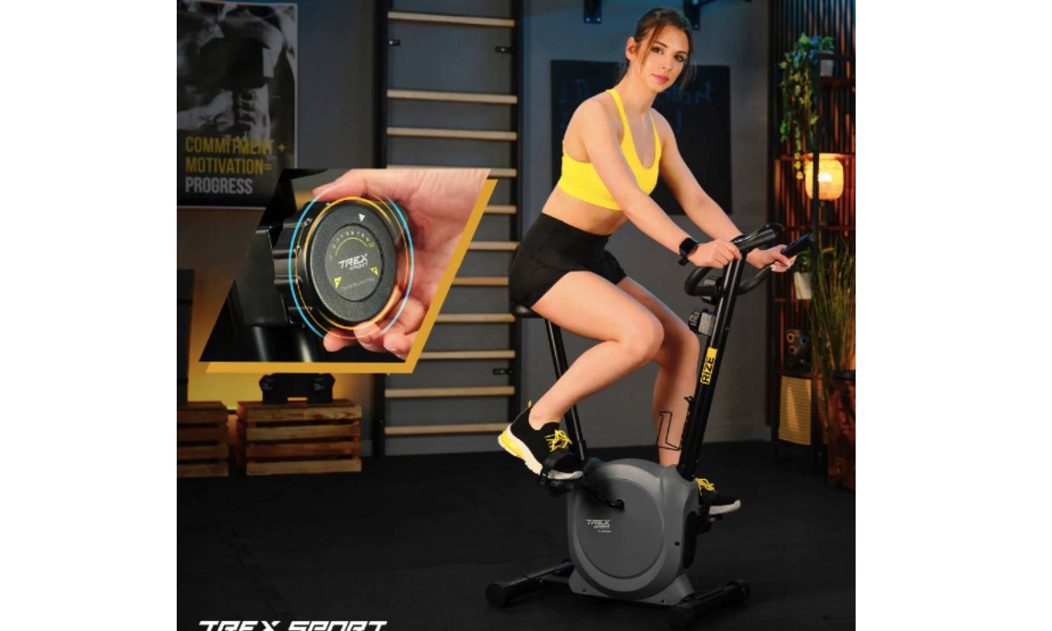 Велотренажер Trex Sport TX-350MB RIZE магнитный серый 8 Велотренажер Trex Sport TX-350MB RIZE магнитный серый 8