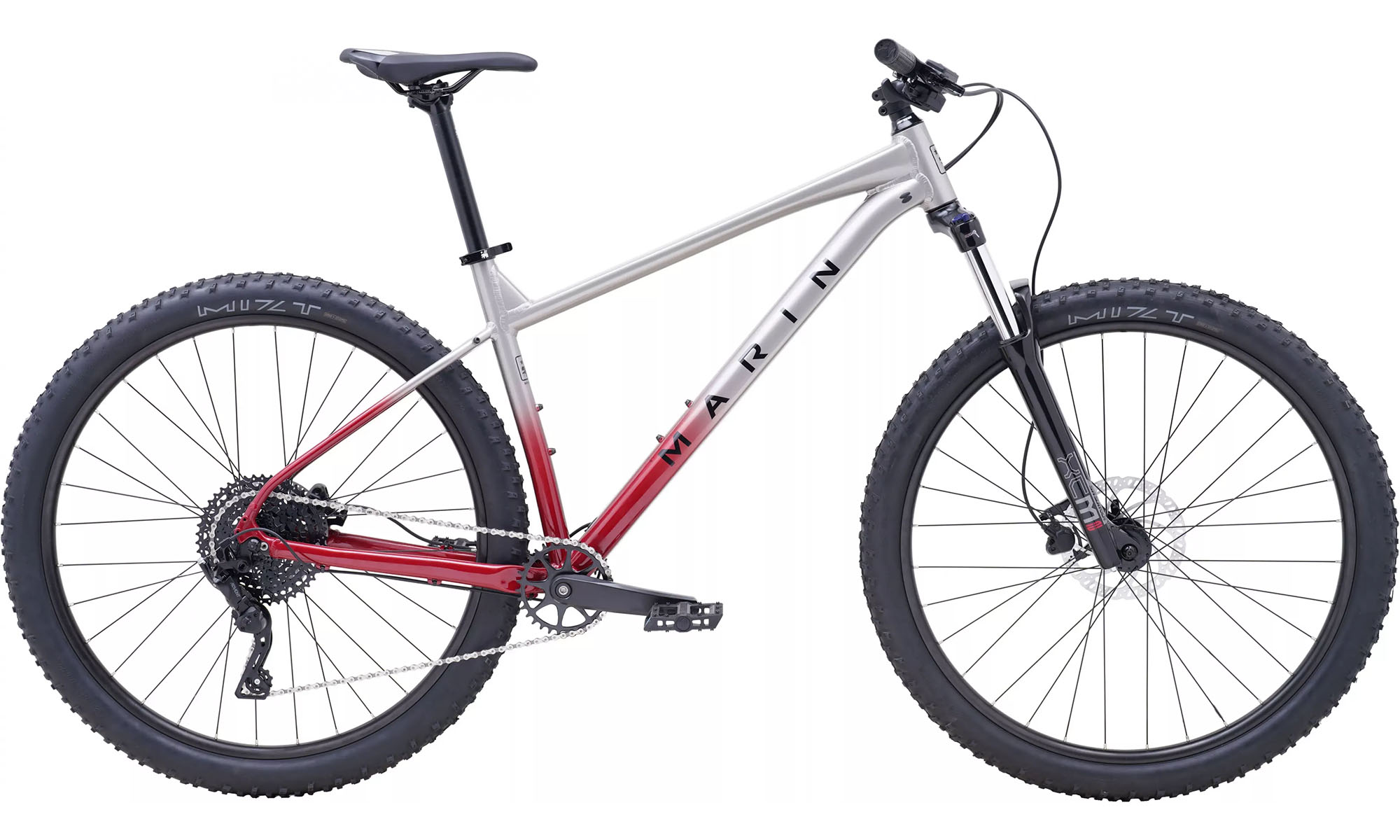 Велосипед Marin BOBCAT TRAIL 3 29", размер XL, год 2025, красно-серый Велосипед Marin BOBCAT TRAIL 3 29", размер XL, год 2025, красно-серый