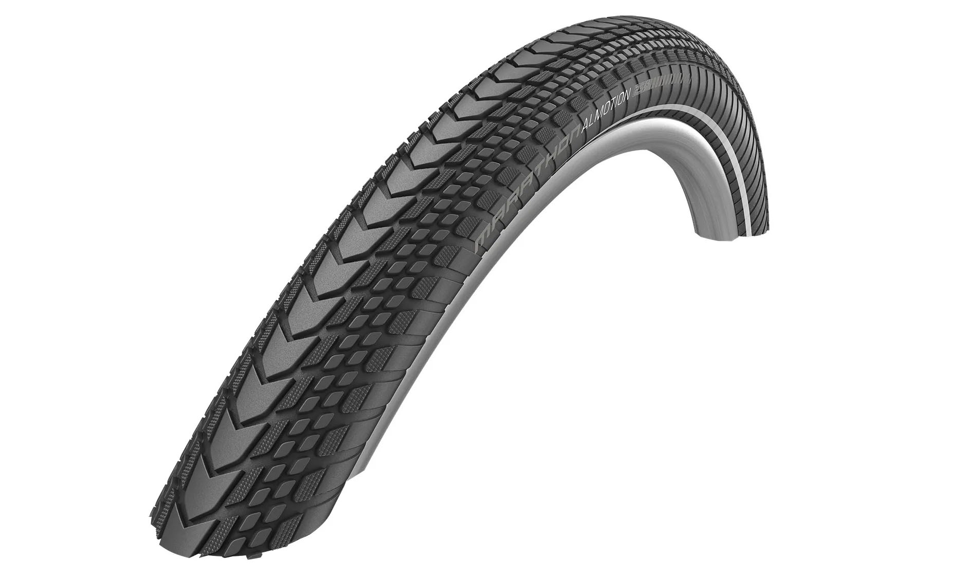 Фотографія Покришка 27.5x2.15 650B (55-584) Schwalbe MARATHON ALMOTION V-Guard, Folding Evolution B/B-SK+RT HS603 ADDIX 67EPI