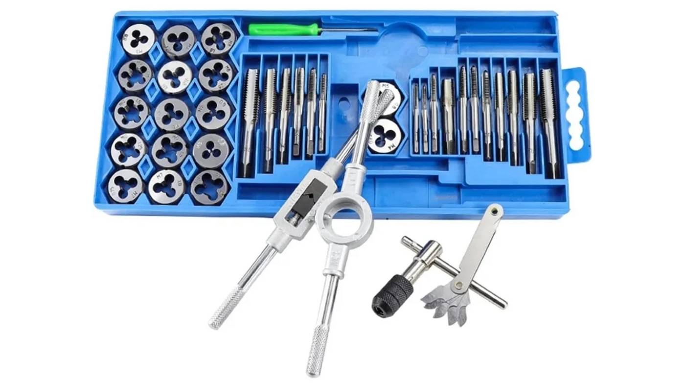 Набор метчиков и плашек Tap and Die 40шт М3-М12 2 Набор метчиков и плашек Tap and Die 40шт М3-М12 2