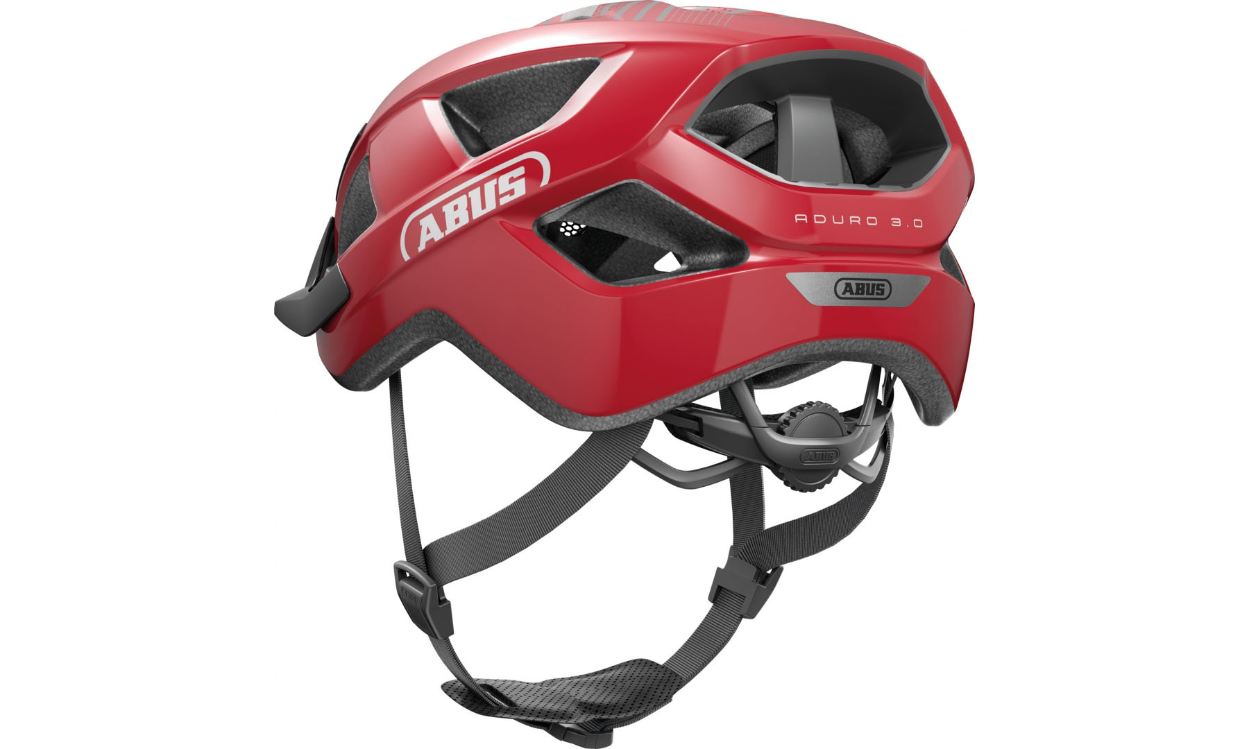Велошлем ABUS ADURO 3.0 blaze red размер S (51-55 см), красный 3