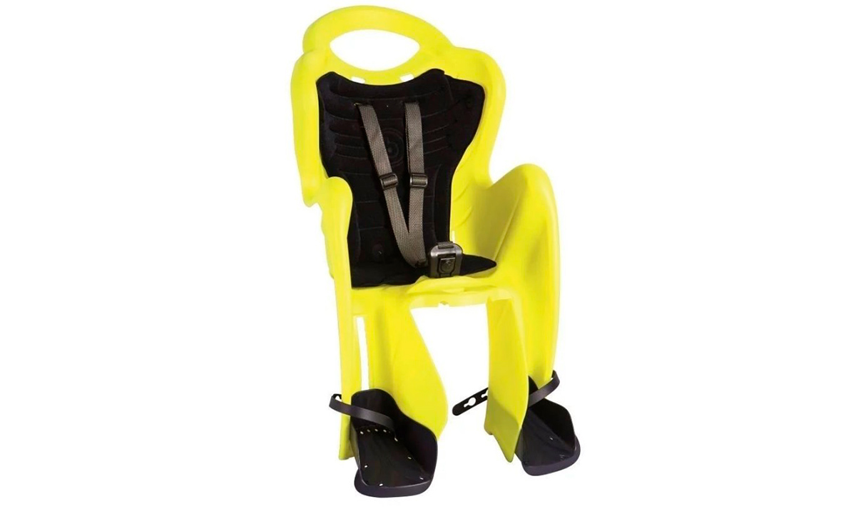 Детское велокресло Bellelli Mr Fox Relax B-fix до 22 кг Желто-синий 2 Детское велокресло Bellelli Mr Fox Relax B-fix до 22 кг Желто-синий 2