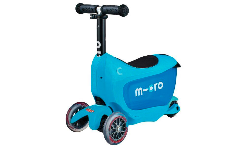 Самокат детский Mini Micro 2go Deluxe Синий 4