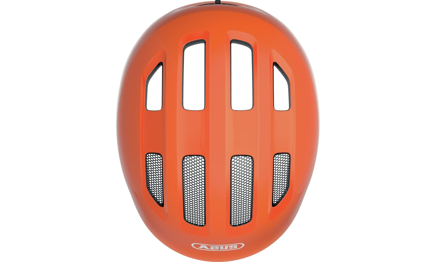 Велошлем детский ABUS SMILEY 3.0 Shiny Orange, размер M (50-55 см), глянцевый оранжевый 2