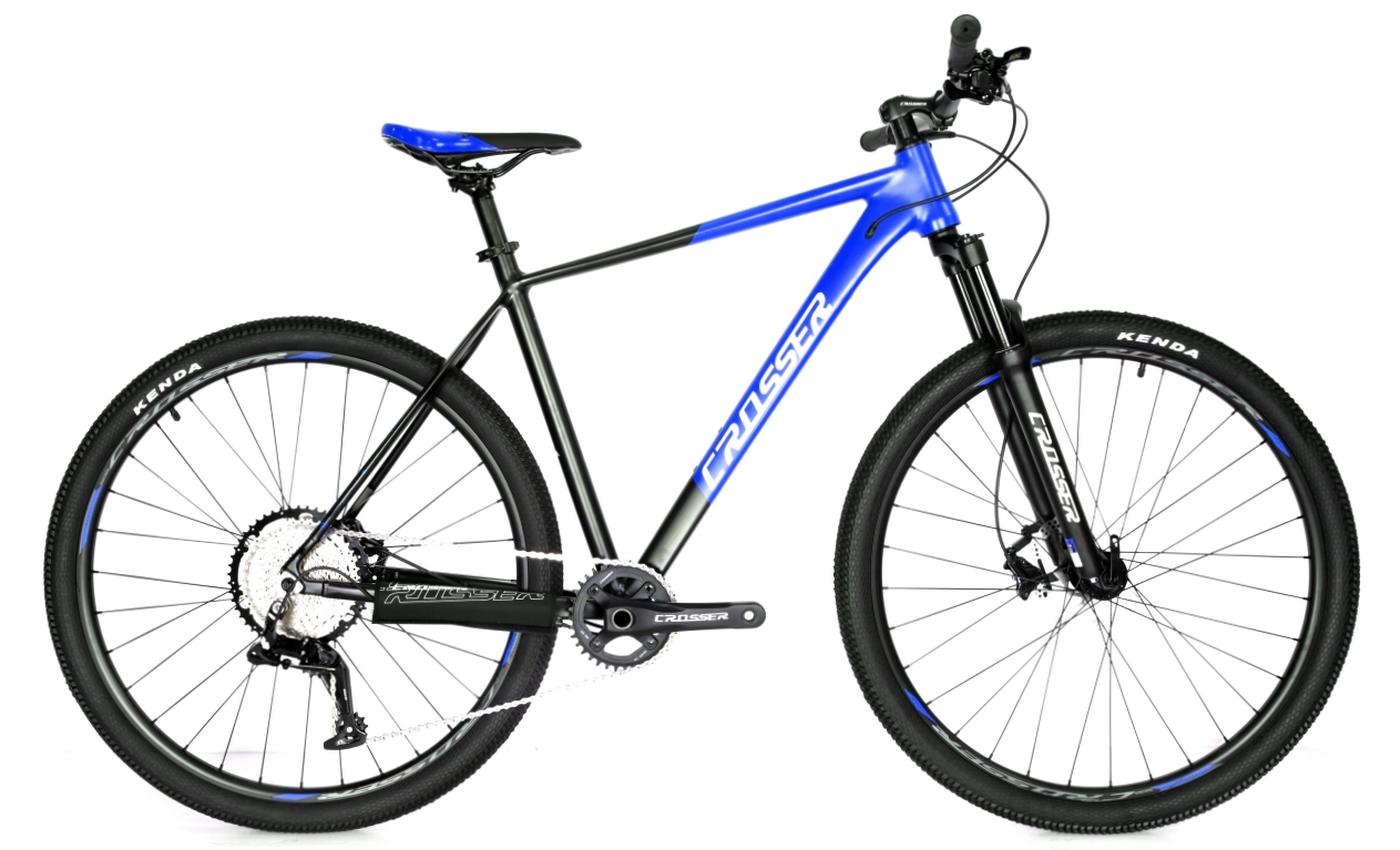 Фотографія Велосипед Crosser MT-041 1х12 29" размер XL рама 21 2023 черно-синий