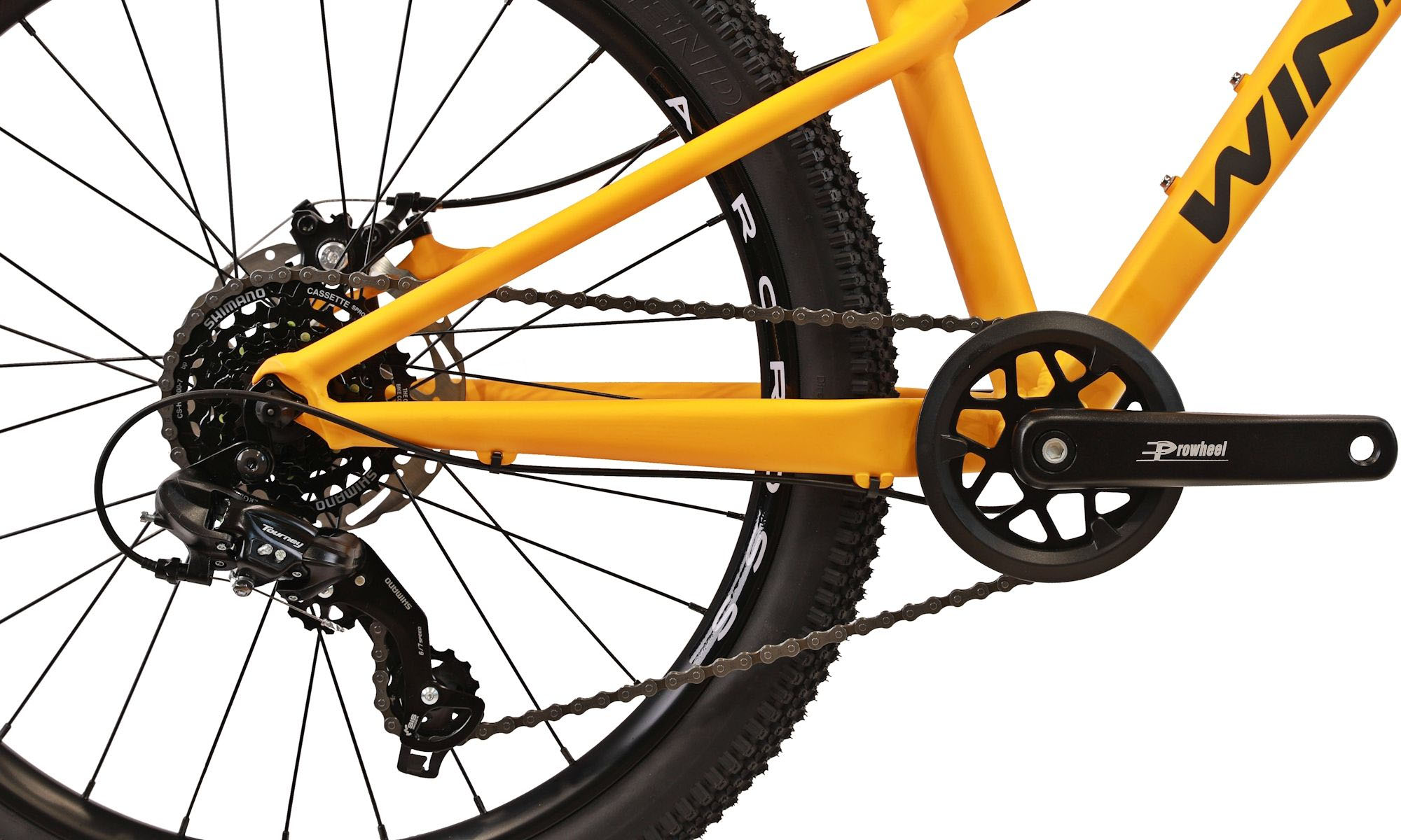 Велосипед WINNER BULLET 24", размер XXS, рама 12", 2025, Желтый (мат) 6 Велосипед WINNER BULLET 24", размер XXS, рама 12", 2025, Желтый (мат) 6