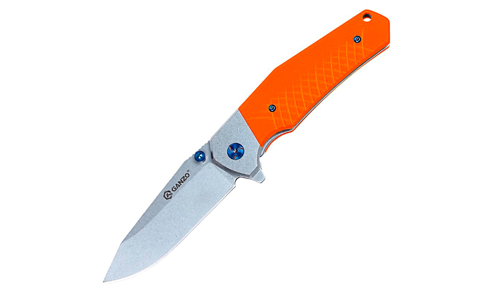 Фотография Складной нож Ganzo G7492 оранжевый