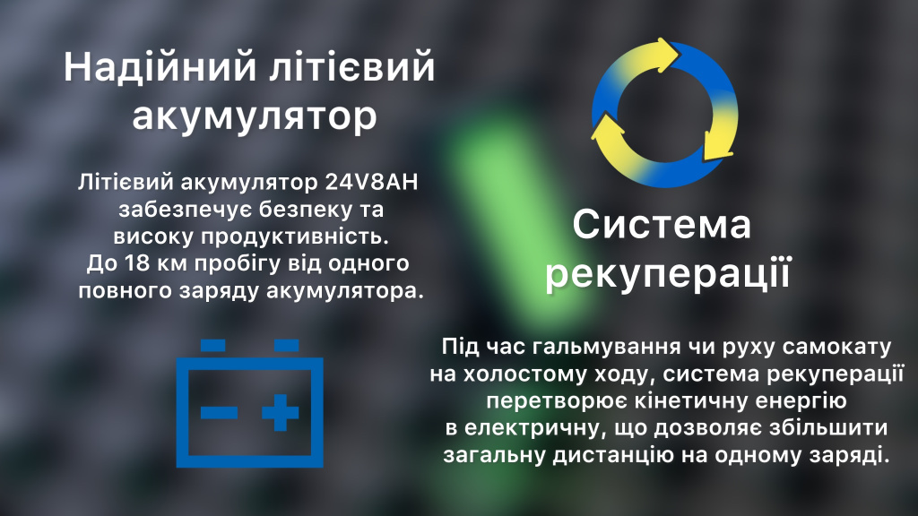 Фотография Электросамокат Atlas mini 8 Ah желтый 9