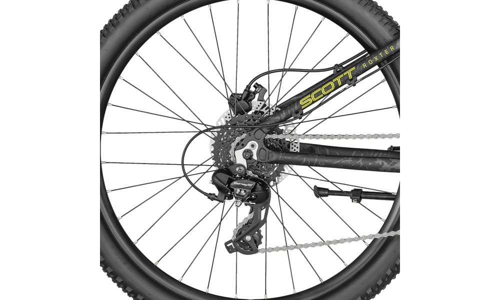 Велосипед SCOTT Roxter Disc 26" розмір XS 2024 чорно-жовтий 5