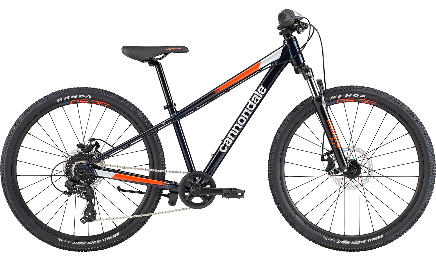 Фотография Велосипед 24" Cannondale TRAIL OS (2020) 2020 Сине-белый