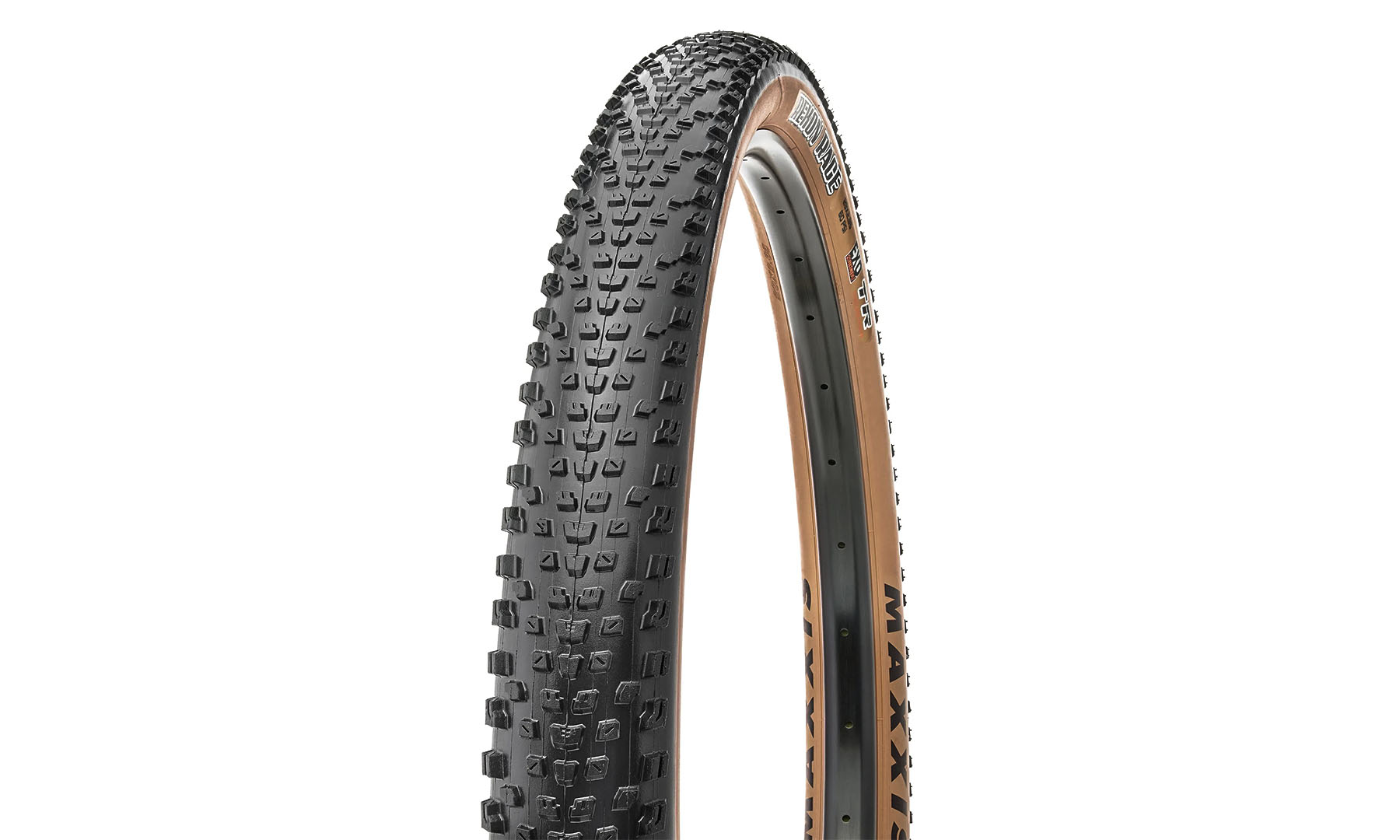 Фотография Покрышка MAXXIS REKON 29X2.40WT (61-622) TPI-60 Foldable EXO/TR/TANWALL, черно-коричневая