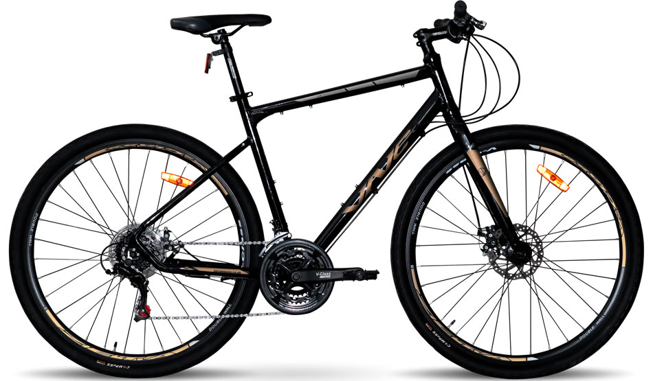 Фотография Велосипед VNC SweepRacer A3 28" размер L 2023 Черно-золотой