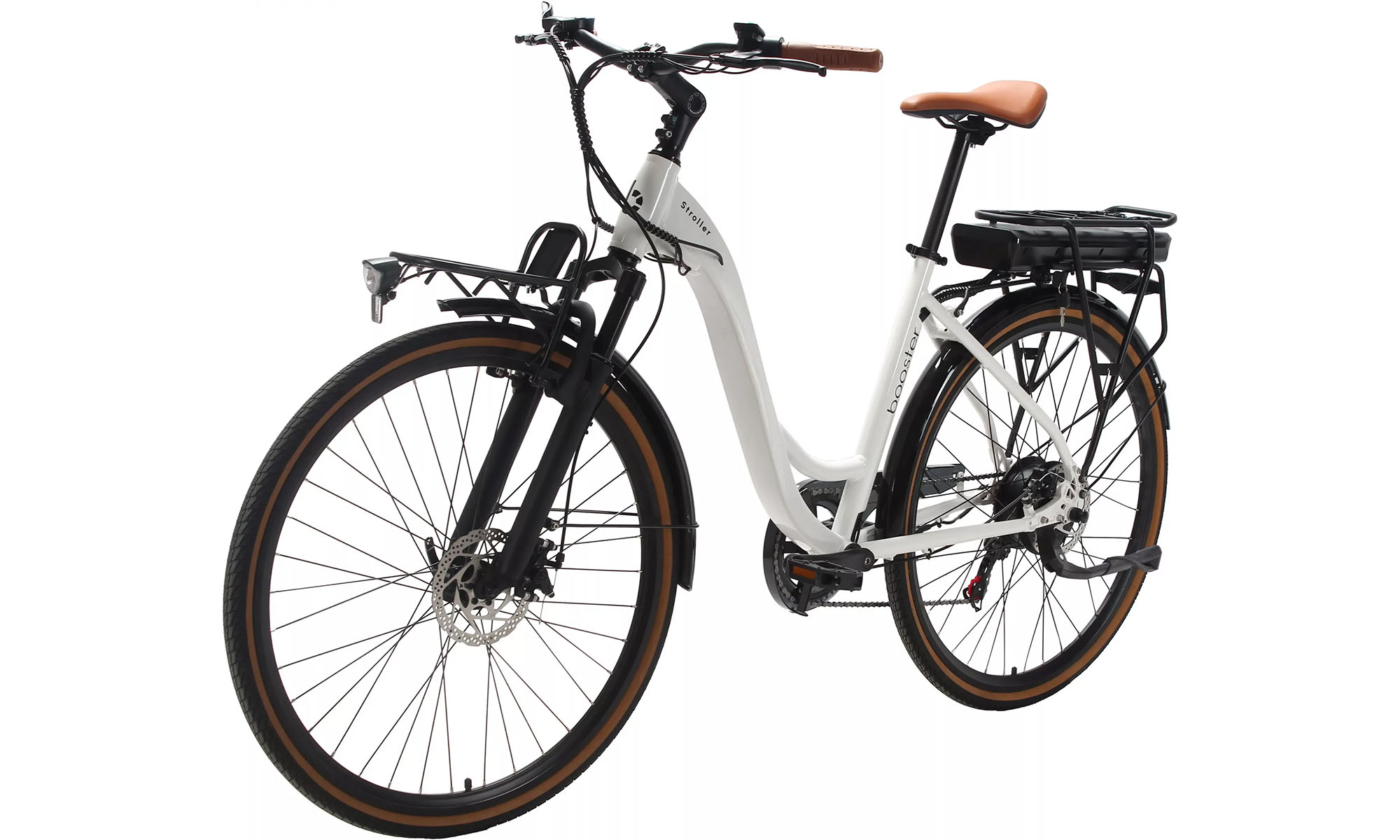 Електровелосипед Booster Stroller 28’’, розмір One size, 2025, 350W, білий 3 Електровелосипед Booster Stroller 28’’, розмір One size, 2025, 350W, білий 3