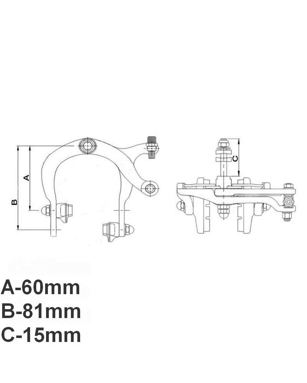 Гальмо Saccon Sencro 18/73 60/81мм P15 2 Гальмо Saccon Sencro 18/73 60/81мм P15 2