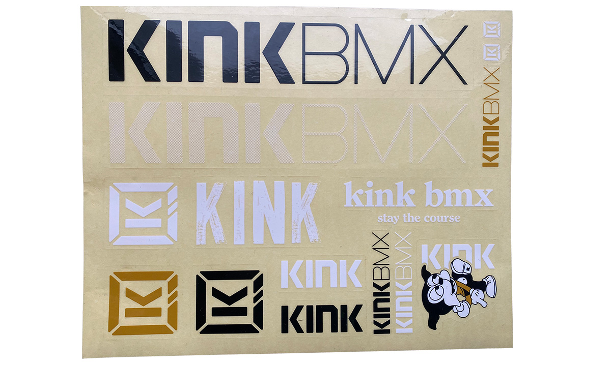 Фотографія Набір наклейок Kink BMX