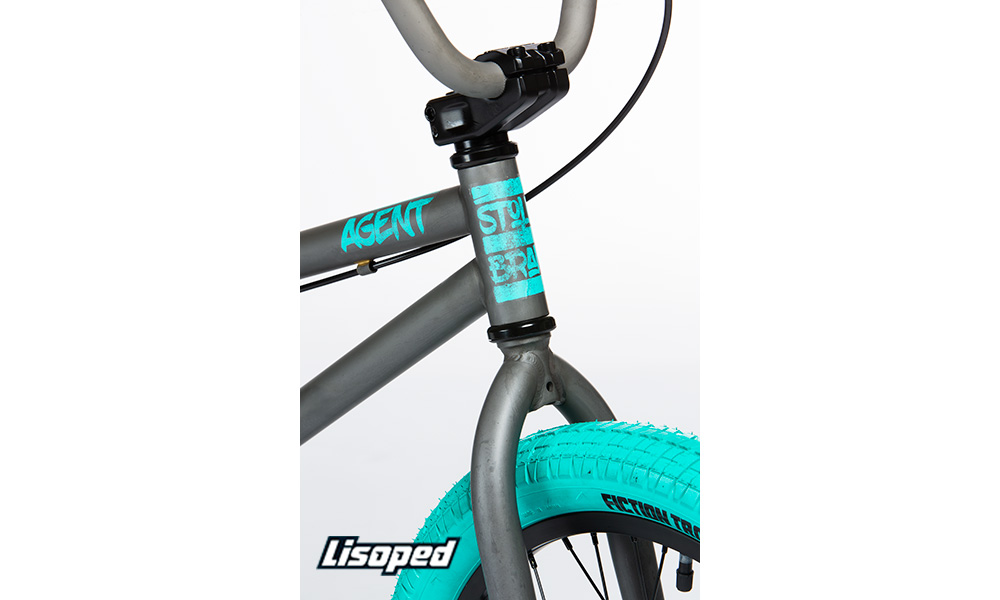 Велосипед Stolen AGENT 18" COMPLETE BIKE (2020) 2020 Серо-мятный 4