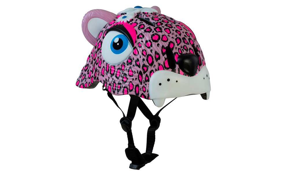 Шлем Crazy Safety Леопард Размер S (49-55 см)  Розовый