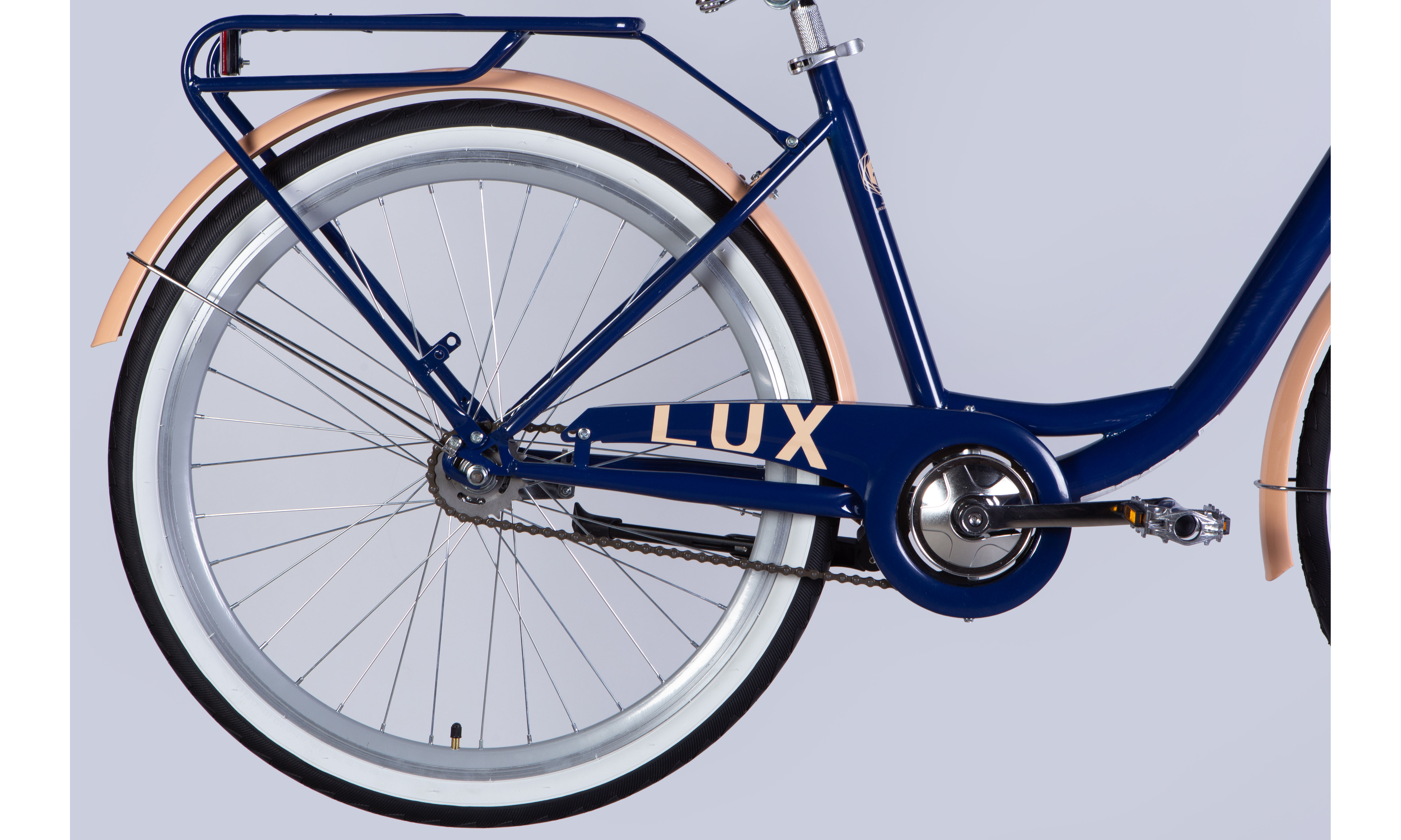 Фотографія Велосипед Dorozhnik LUX Velosteel 26", розмір M, рама-17", 2025, синій 4
