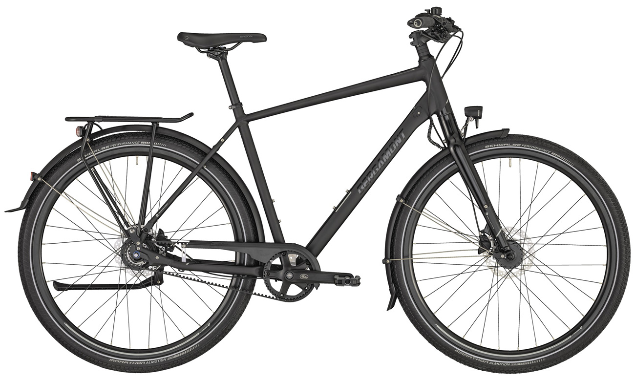 Фотография Велосипед Bergamont Vitess N8 Belt Gent 28" (2021) 2021 black 8