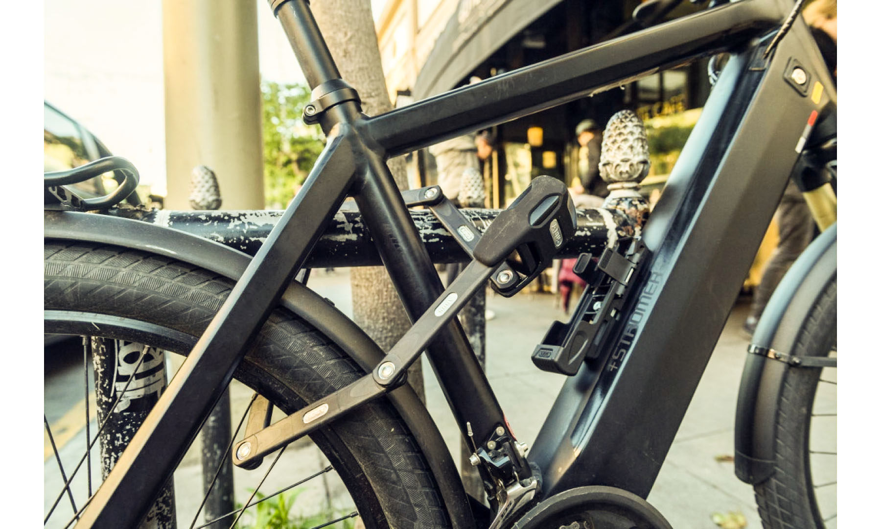 Замок сегментний ABUS 6000KA/120 Bordo Big Alarm Чорний + кріплення SH 2