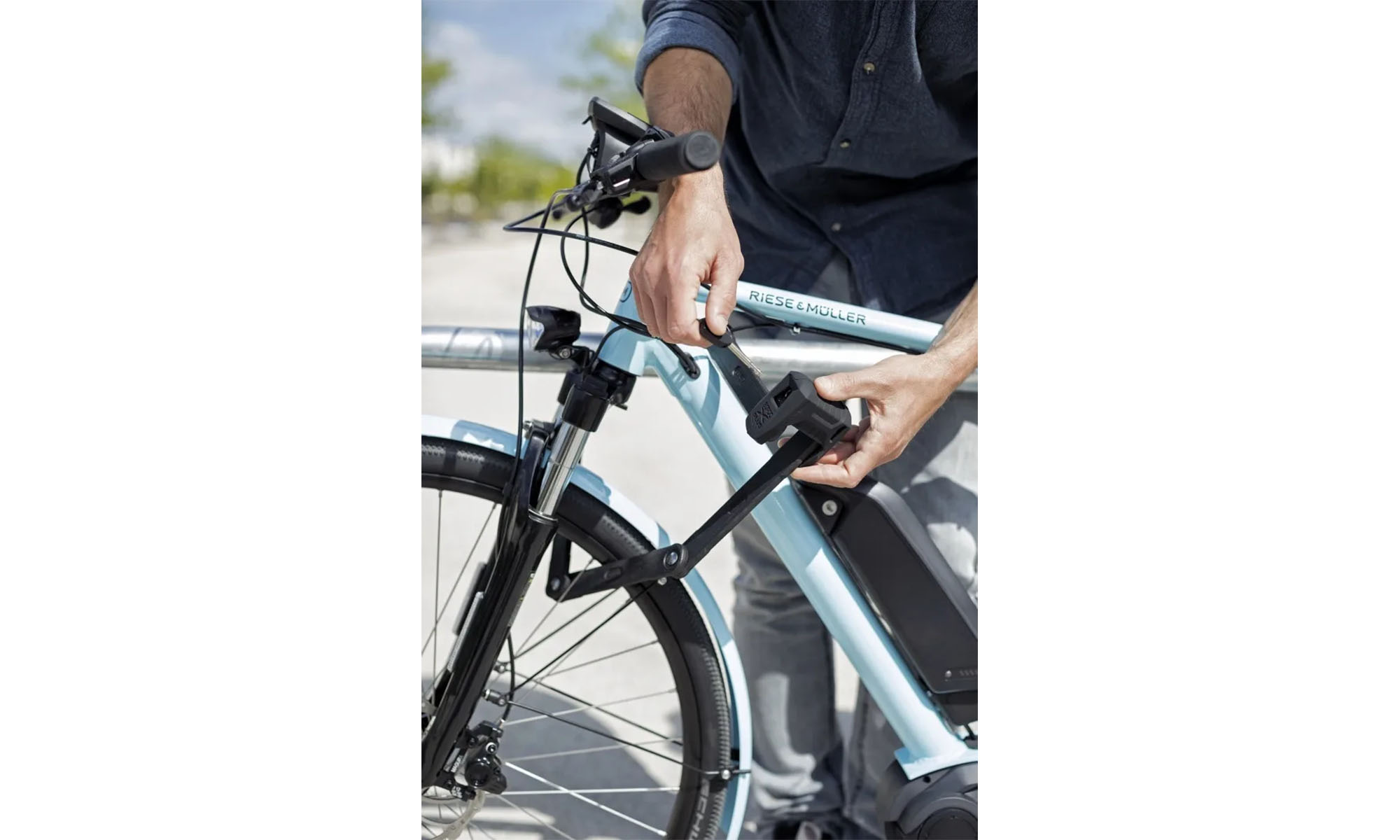 Замок під ключ сегментний ABUS Bordo 6000K/90см, BK + кріплення SHFL, чорний 3 Замок під ключ сегментний ABUS Bordo 6000K/90см, BK + кріплення SHFL, чорний 3