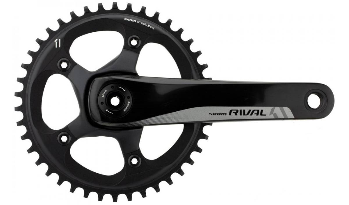 Фотография Шатуны SRAM Crank Rival1 BB30 170 Звезда 42T X-SYNC