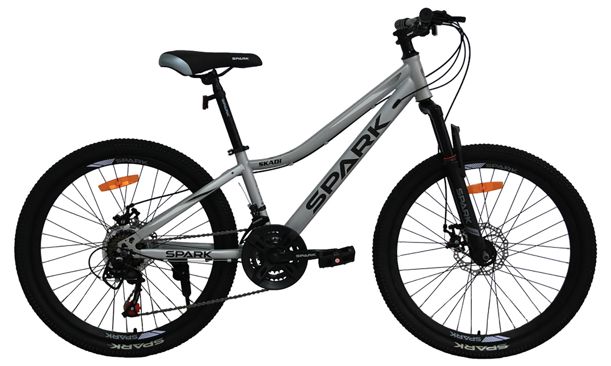 Велосипед SPARK SKADI 24", размер XXS, рама12", год 2025, серый (м) Велосипед SPARK SKADI 24", размер XXS, рама12", год 2025, серый (м)