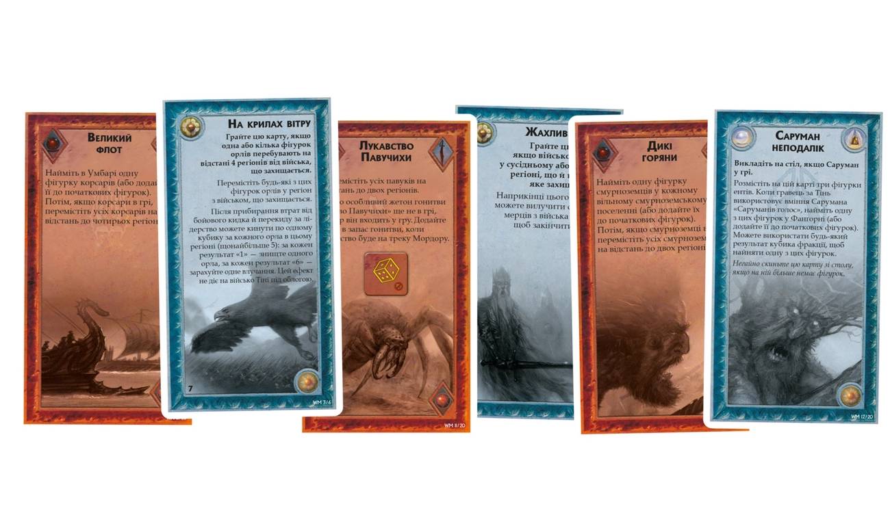 Настольная игра Война Кольца. Воины Средиземья (War of the Ring: Warriors of Middle-earth) дополнение 5