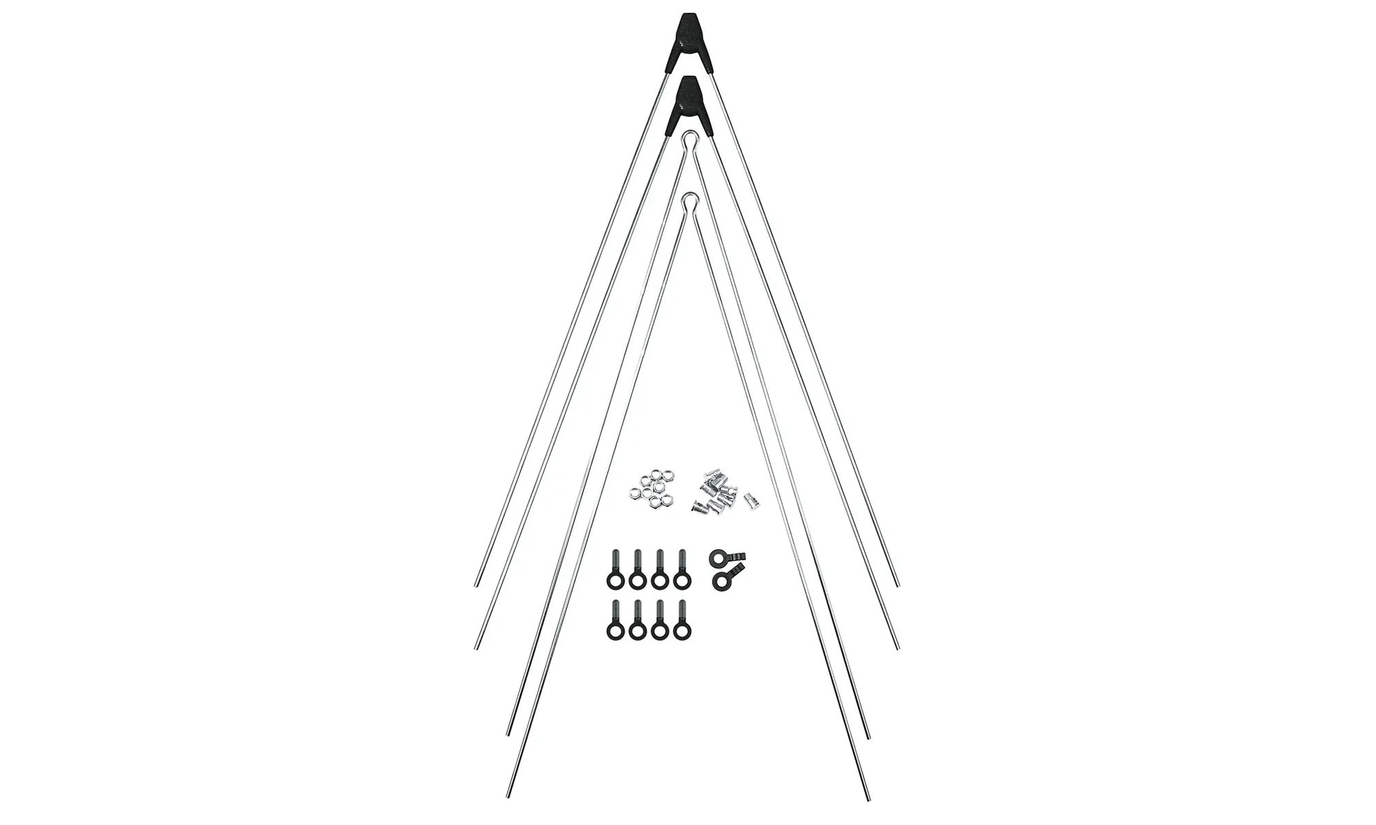 Запчасть для болотника SKS BLUEMELS KIT FRONT AND REAR, 2 ASR-STAYS, 2 V-STAYS 380 MM SILVER Запчасть для болотника SKS BLUEMELS KIT FRONT AND REAR, 2 ASR-STAYS, 2 V-STAYS 380 MM SILVER