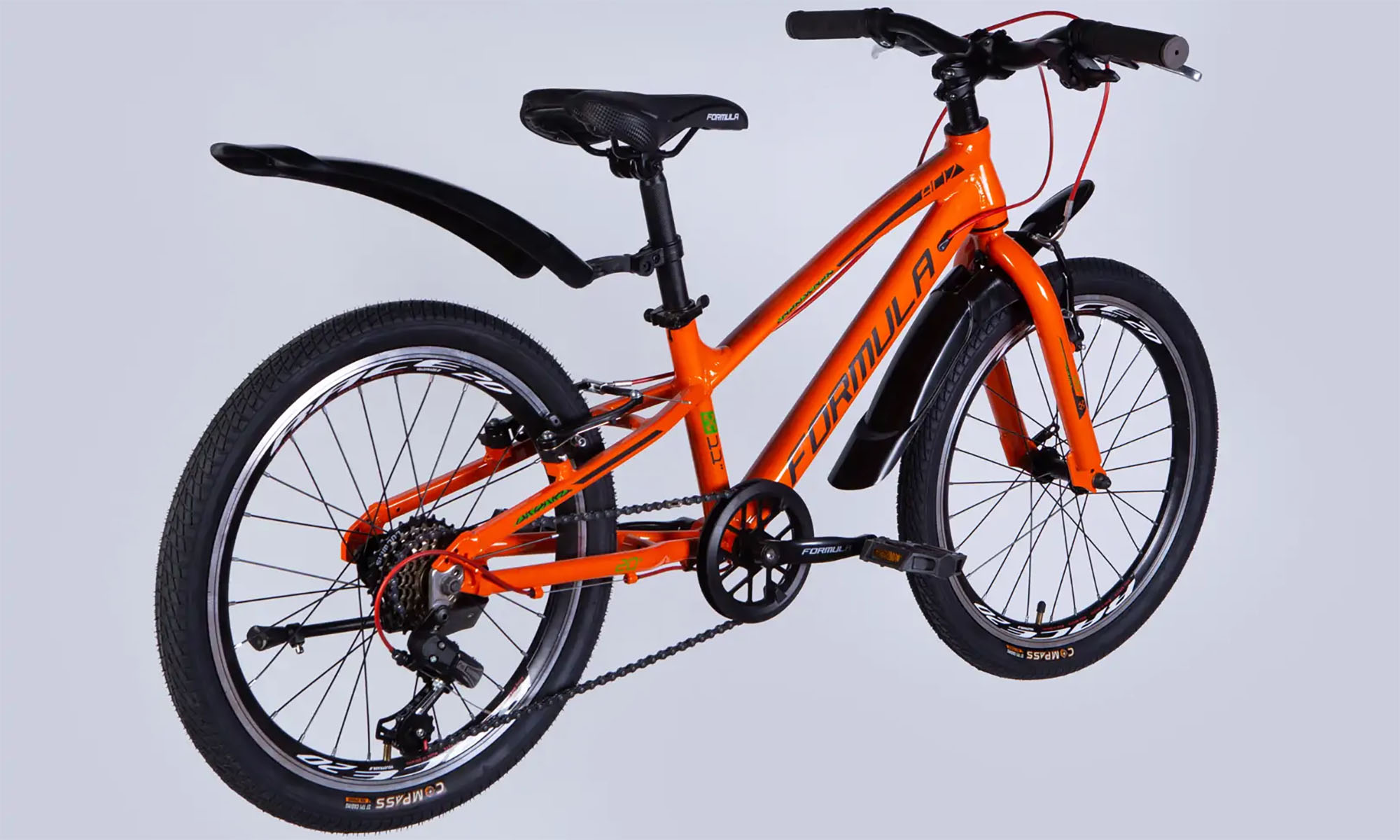 Велосипед Formula ACID Vbr FR, 20", розмір XXS, рама-11", рік 2026, помаранчево-чорний 6