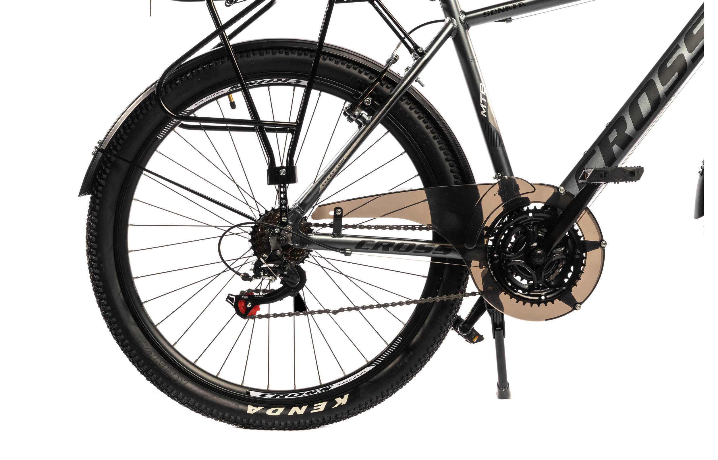 Фотографія Велосипед Cross Sonata 26" розмір L рама 19 2022 Сіро-чорний 2