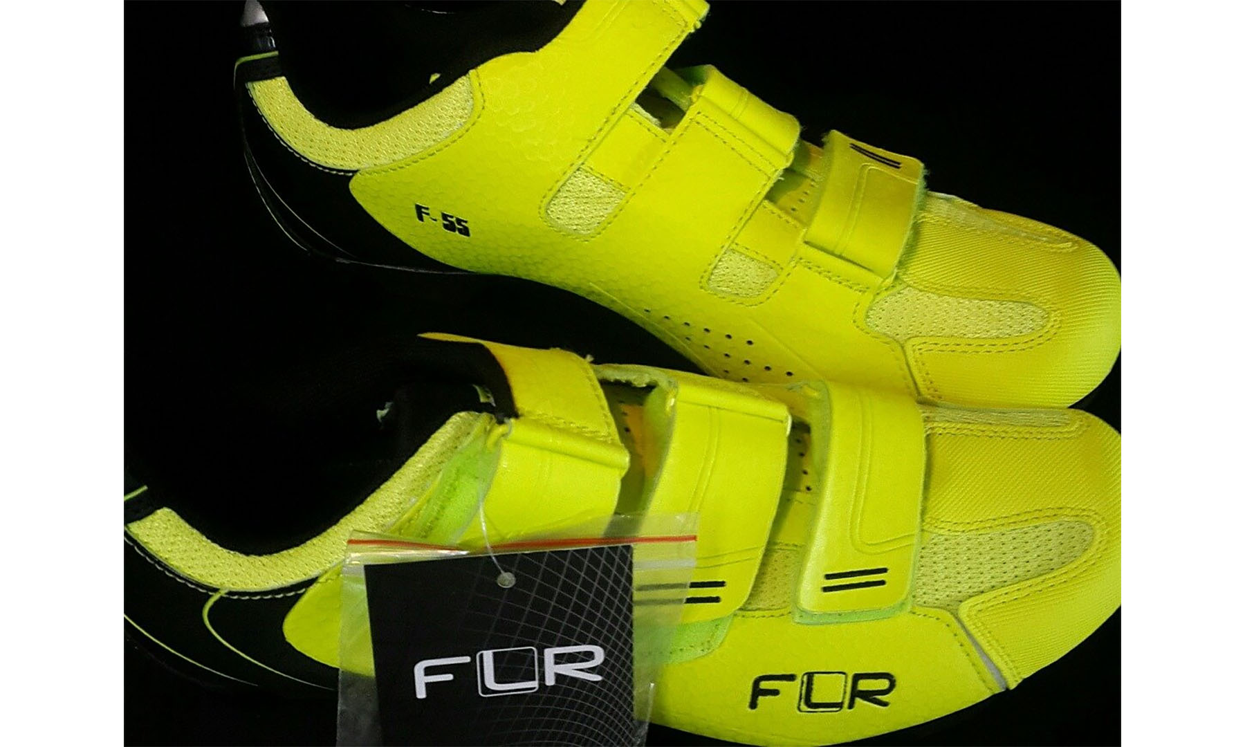 Взуття для велосипедів MTB FLR F-55 Неонове жовте, розмір 42 3
