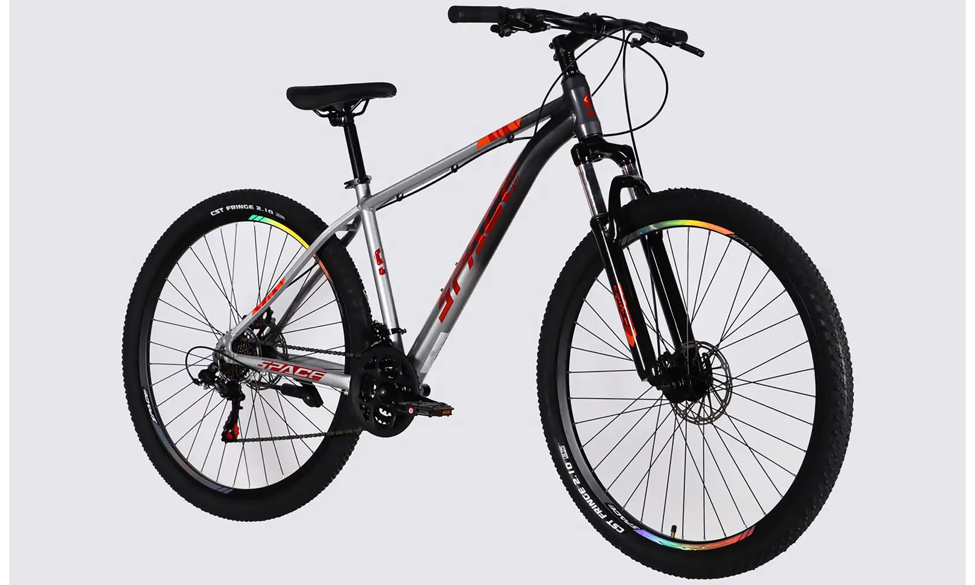 Велосипед SPACE PHAETON DD FR 29", размер M рама-18", год 2026, серо-серебристый 4 Велосипед SPACE PHAETON DD FR 29", размер M рама-18", год 2026, серо-серебристый 4