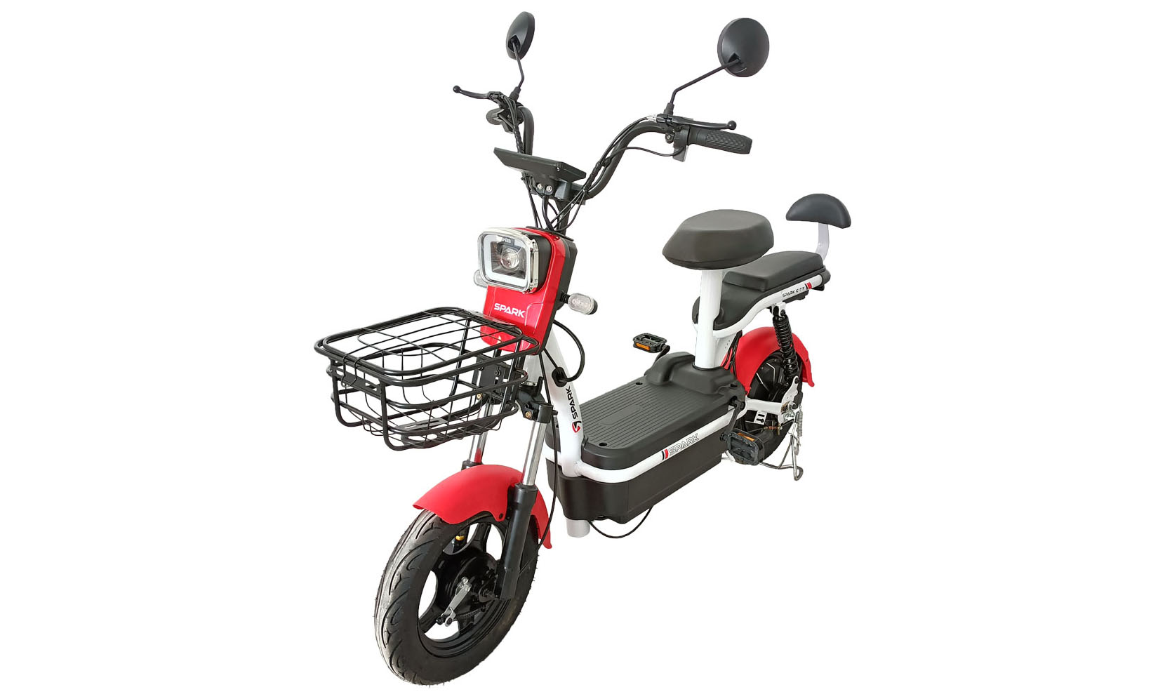 Электровелосипед SPARK CITY 14" 48V/500W/20Ah Красный 