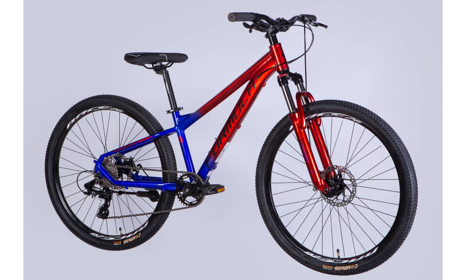 Велосипед Formula F-1 DD 26" розмір XS рама 13" 2025 червоно-синій 6