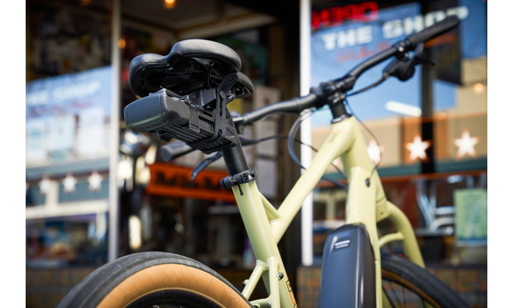 Замок сегментний ABUS 6000K/90 Bordo чорний + кріплення під сідло SF 7