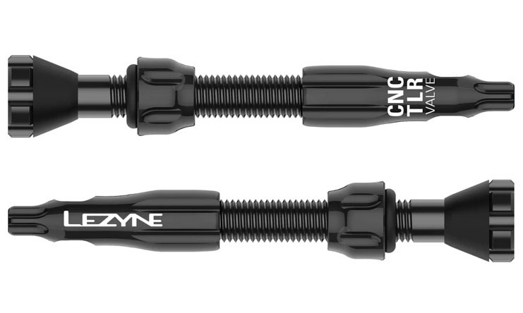 Ниппель для бескамерки Lezyne CNC TLR Valve, длина 44 мм, комплект 2 штуки, черный Ниппель для бескамерки Lezyne CNC TLR Valve, длина 44 мм, комплект 2 штуки, черный