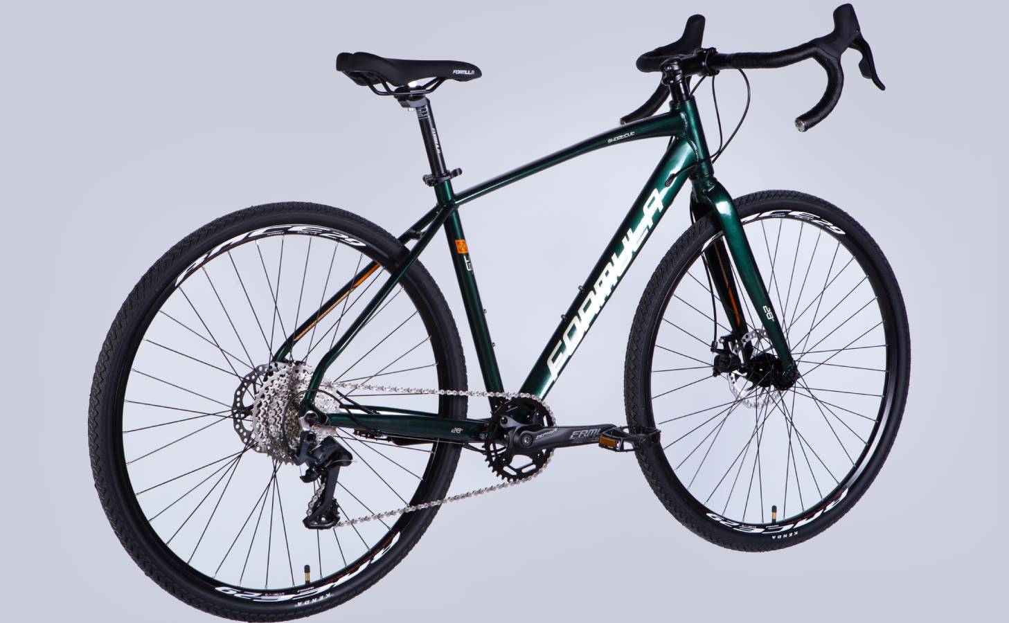 Велосипед Formula SHORTCUT DD 28" розмір XL рама 21" 2025 темно-зелений 3