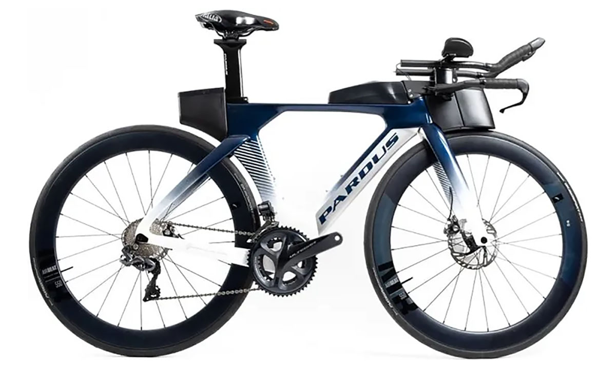 Фотографія Велосипед PARDUS Road Gomera Ultra 105 11s Rim Blue White Розмір рами S