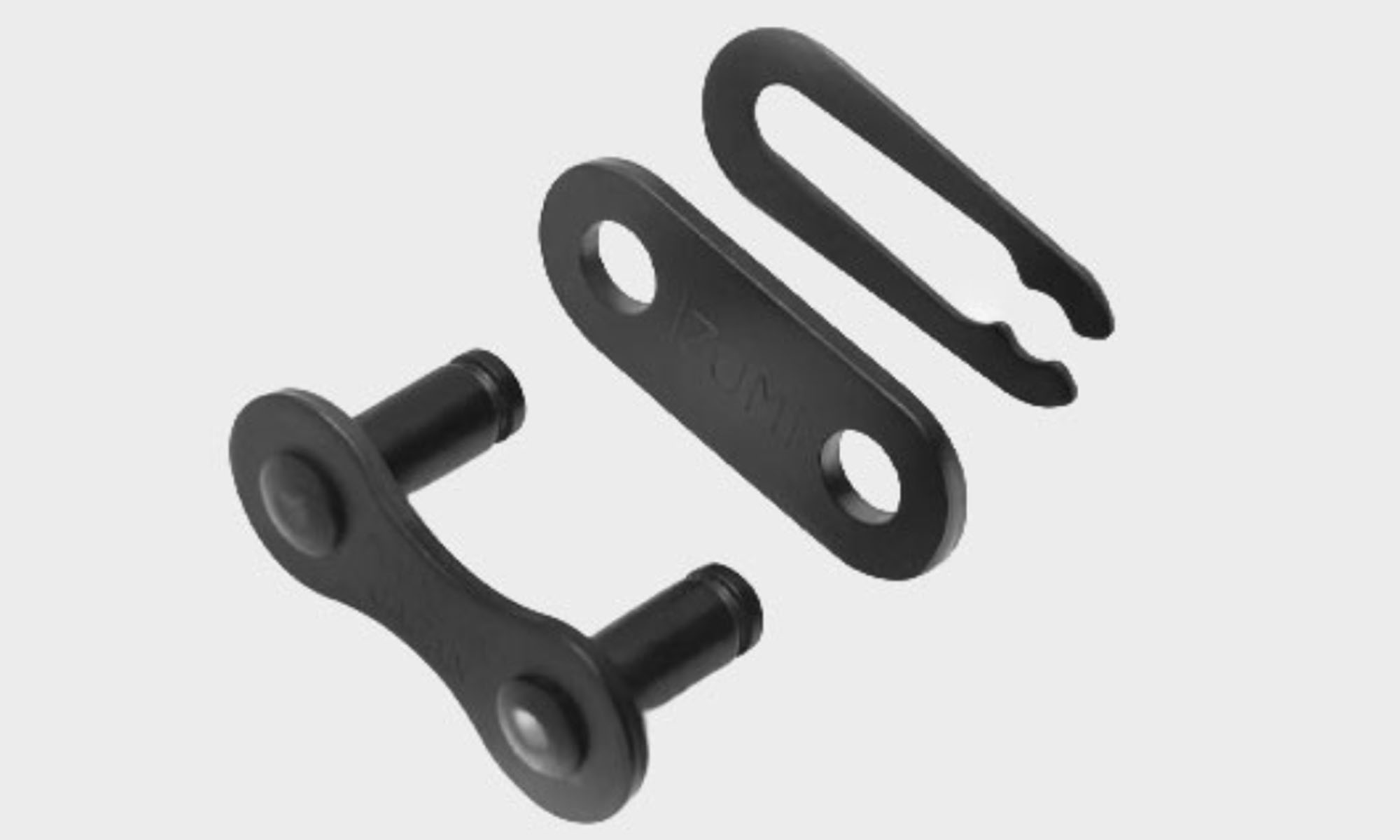 Ланцюг Izumi ES410JB MASH-S Chain, 1/8" - 116L JetBlack/MashSilver 2 Ланцюг Izumi ES410JB MASH-S Chain, 1/8" - 116L JetBlack/MashSilver 2