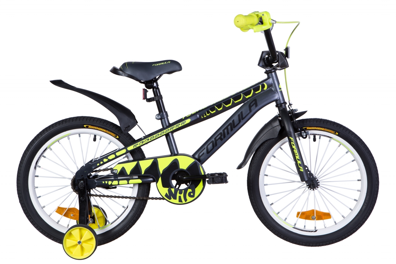 Фотография Велосипед Formula WILD 18" (2021) 2021 Серо-желтый