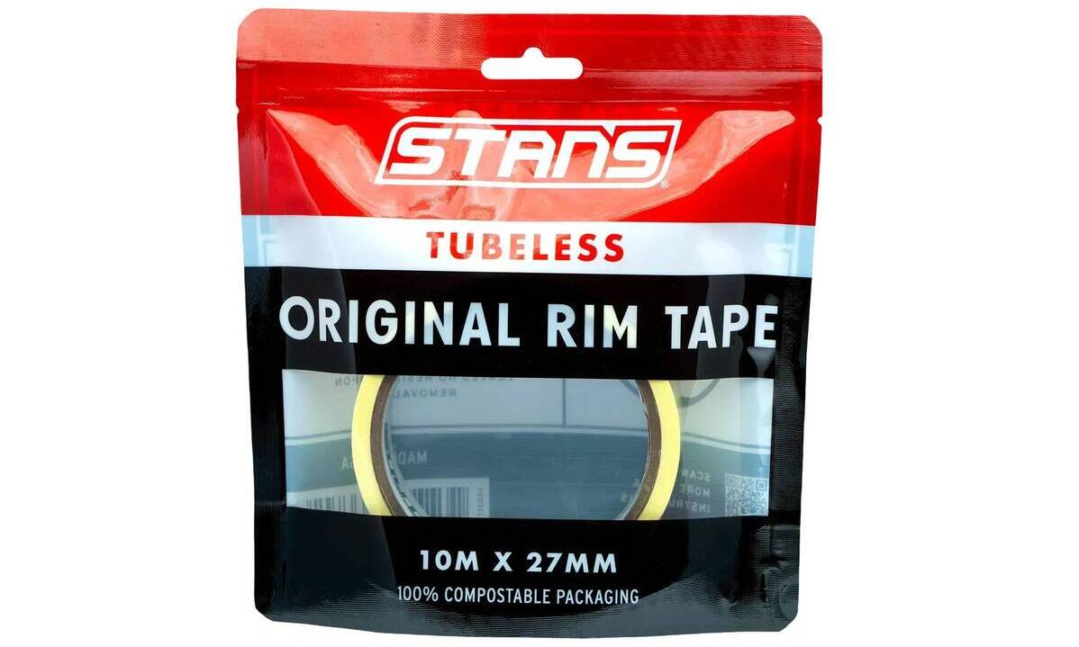 Лента для бескамерных ободов Stan's Tubeless Original Rim Tape, ширина 27 мм, длина 10 м Лента для бескамерных ободов Stan's Tubeless Original Rim Tape, ширина 27 мм, длина 10 м