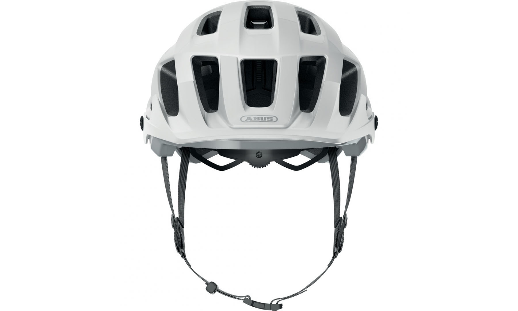 Велошлем спортивный ABUS MOVENTOR 2.0 Shiny White, размер M (54-58 см), глянцевый белый 4