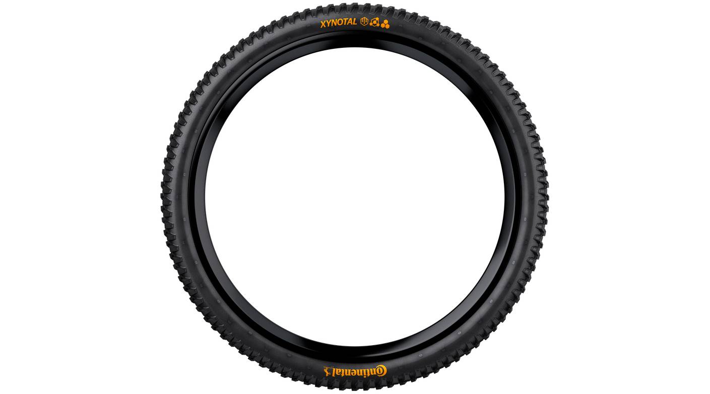 Фотография Покрышка бескамерная Continental Xynotal 29 x 2.4 Soft Enduro складная TR, Черная 3