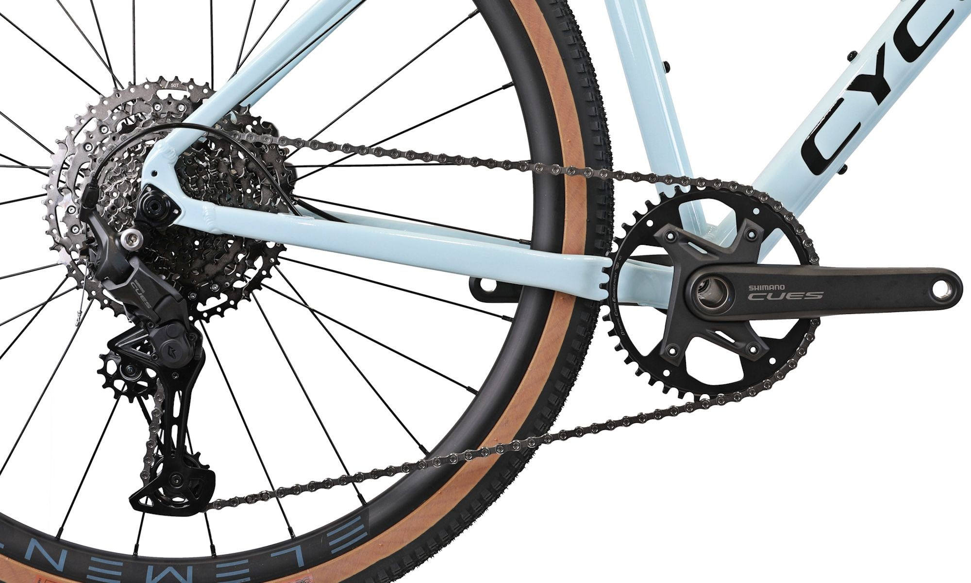 Велосипед CYCLONE GSX 28" (700c), размер XL, рама 56, год 2026, бело-синий 6