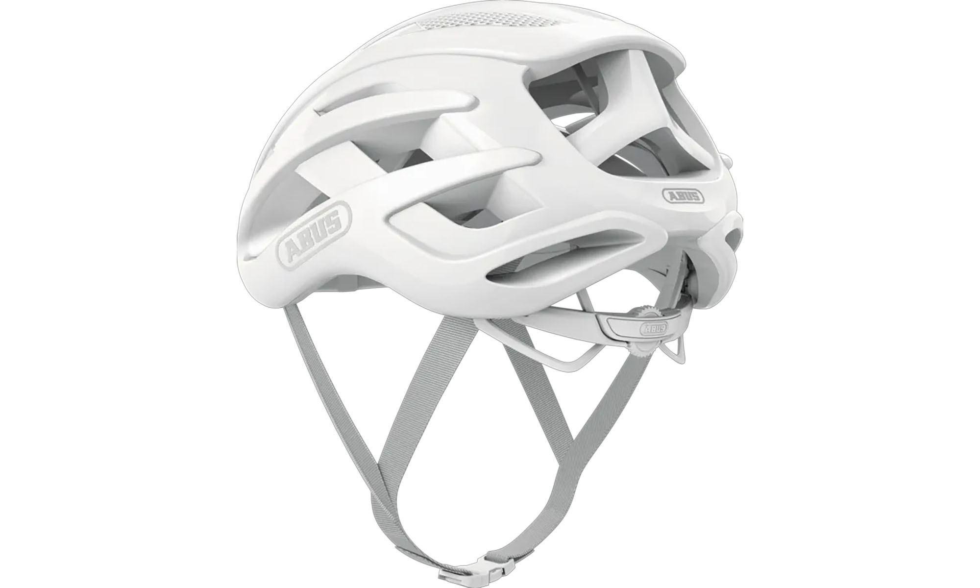 Велошлем спортивный ABUS AIRBREAKER pure white, размер M (52-58 см), белый 2 Велошлем спортивный ABUS AIRBREAKER pure white, размер M (52-58 см), белый 2