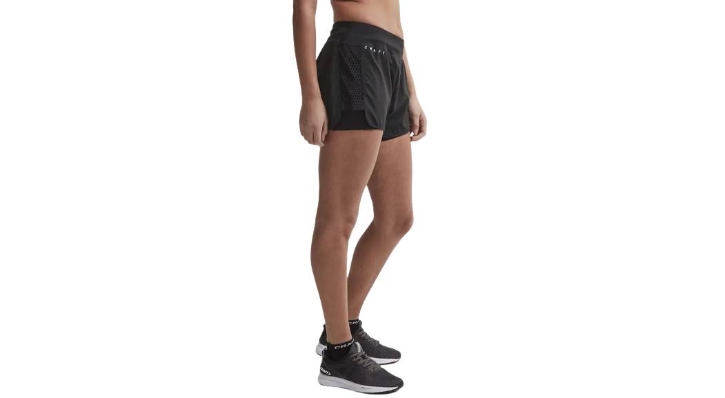 Шорты Craft Charge 2-In-1 Shorts женские, размер S, сезон SS 19, черный 2